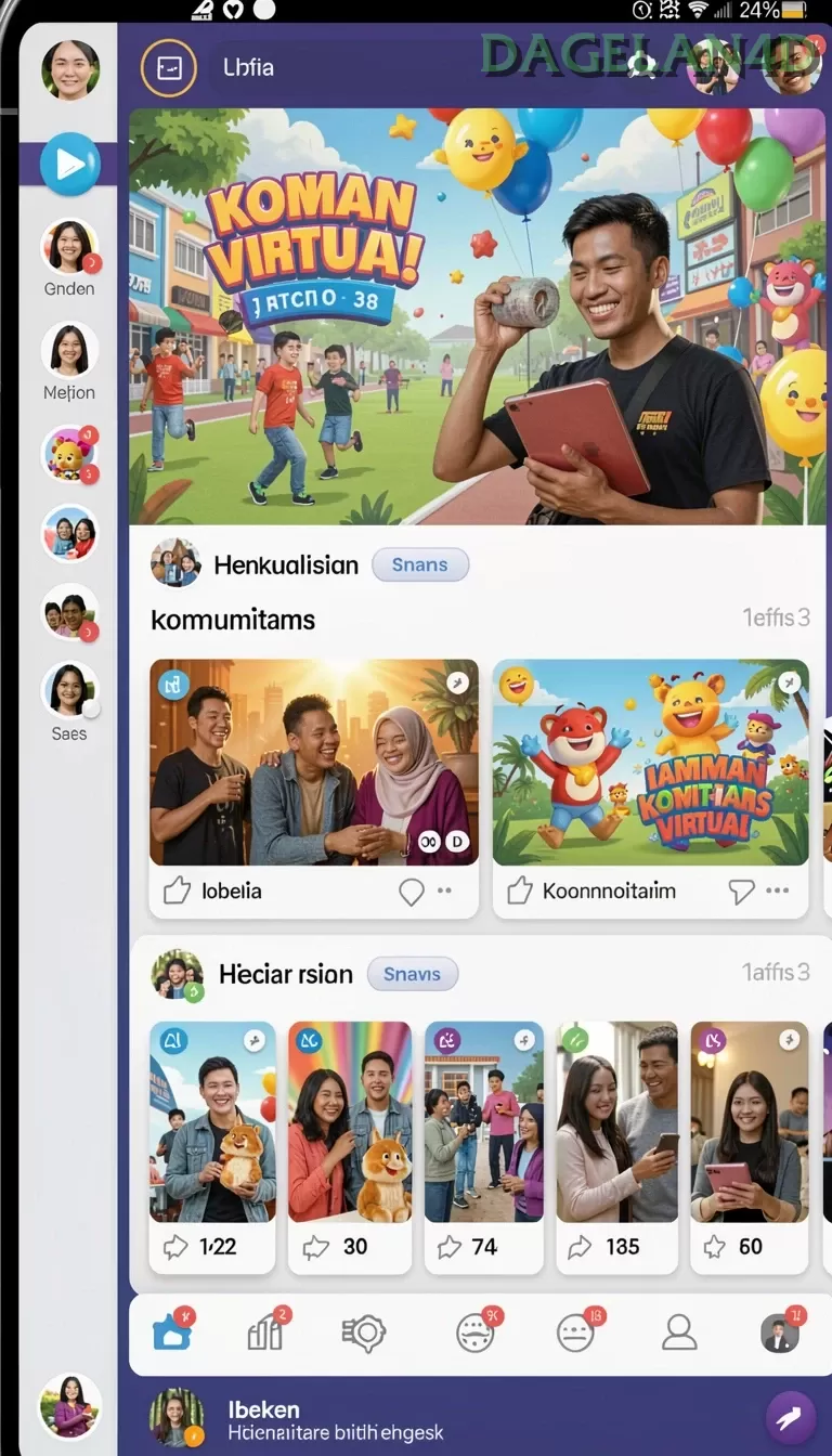 Cuplikan layar CONTESTS — pengaturan akun